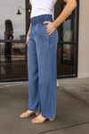 .Bella Dahl Smocked Waist Pant, Moonlit Haze Wash