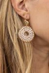 .Paris Earrings, Sand