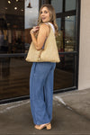 .Dolce Vita Missie Raffia Bag