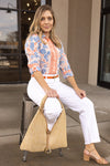 PRE-ORDER APRIL Petra Block Print Button Down