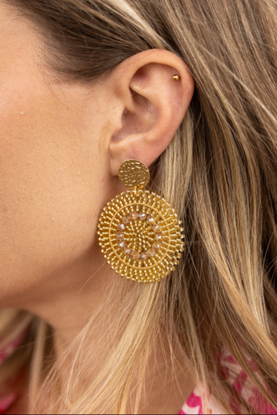 .Estelle Earrings, Gold