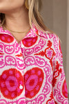 Malia Printed Button Down