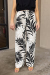 Bella Dahl Maui Palm Drawstring Waist Pant