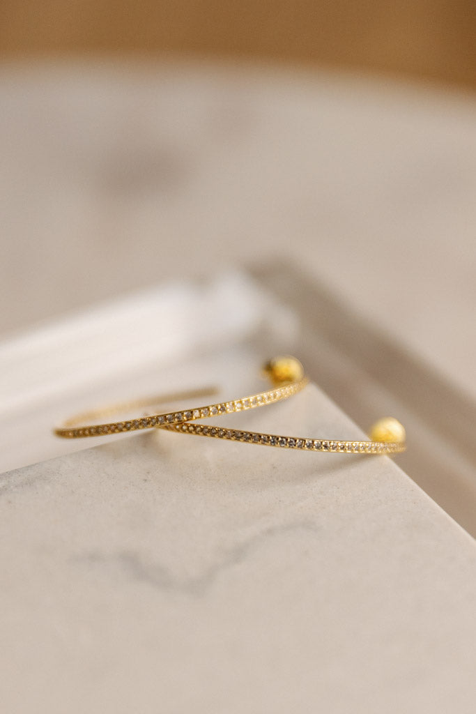 Lexi CZ Encrusted Hoops