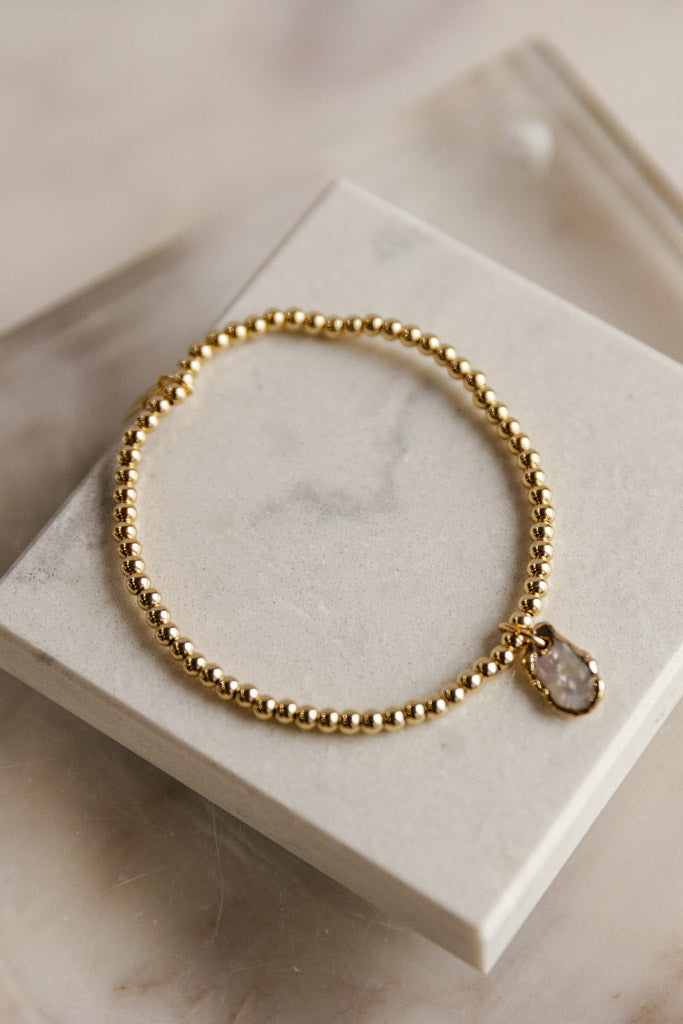 Coastal Pearl Gold Filled Bubble Bracelet
