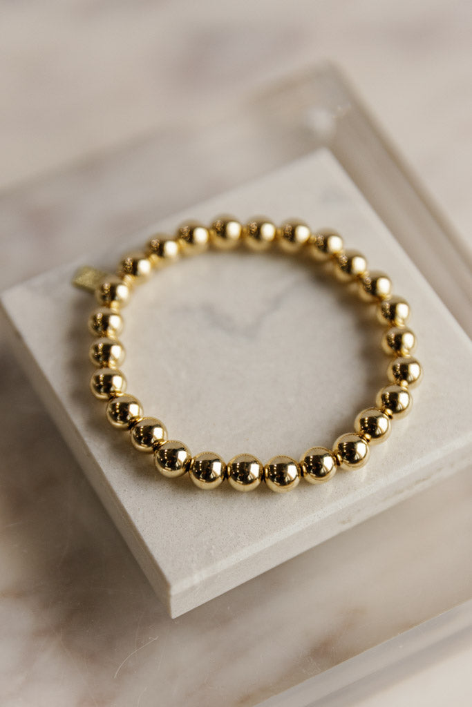 Gold Filled Bubble Bracelet, 7MM