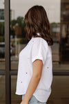 Star Spangled Cotton Gauze Button Down