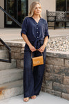 .Liv Pebbled Leather Handbag, Camel