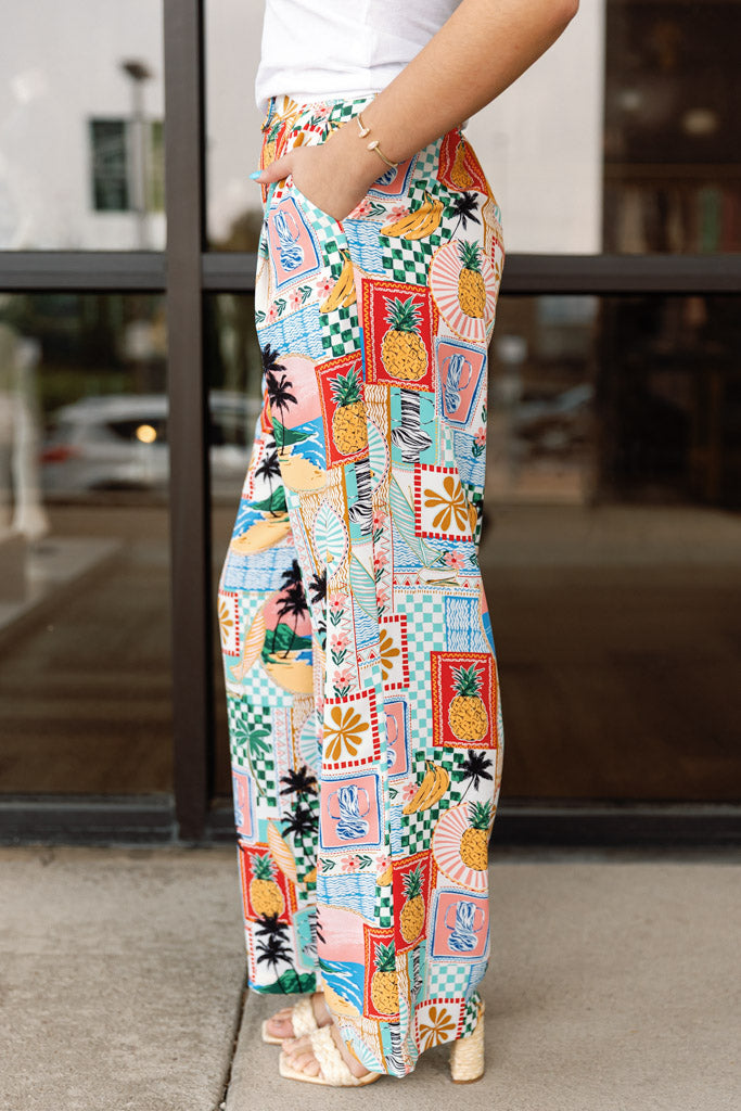 Soleil Printed Pants