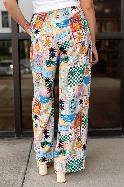 Soleil Printed Pants