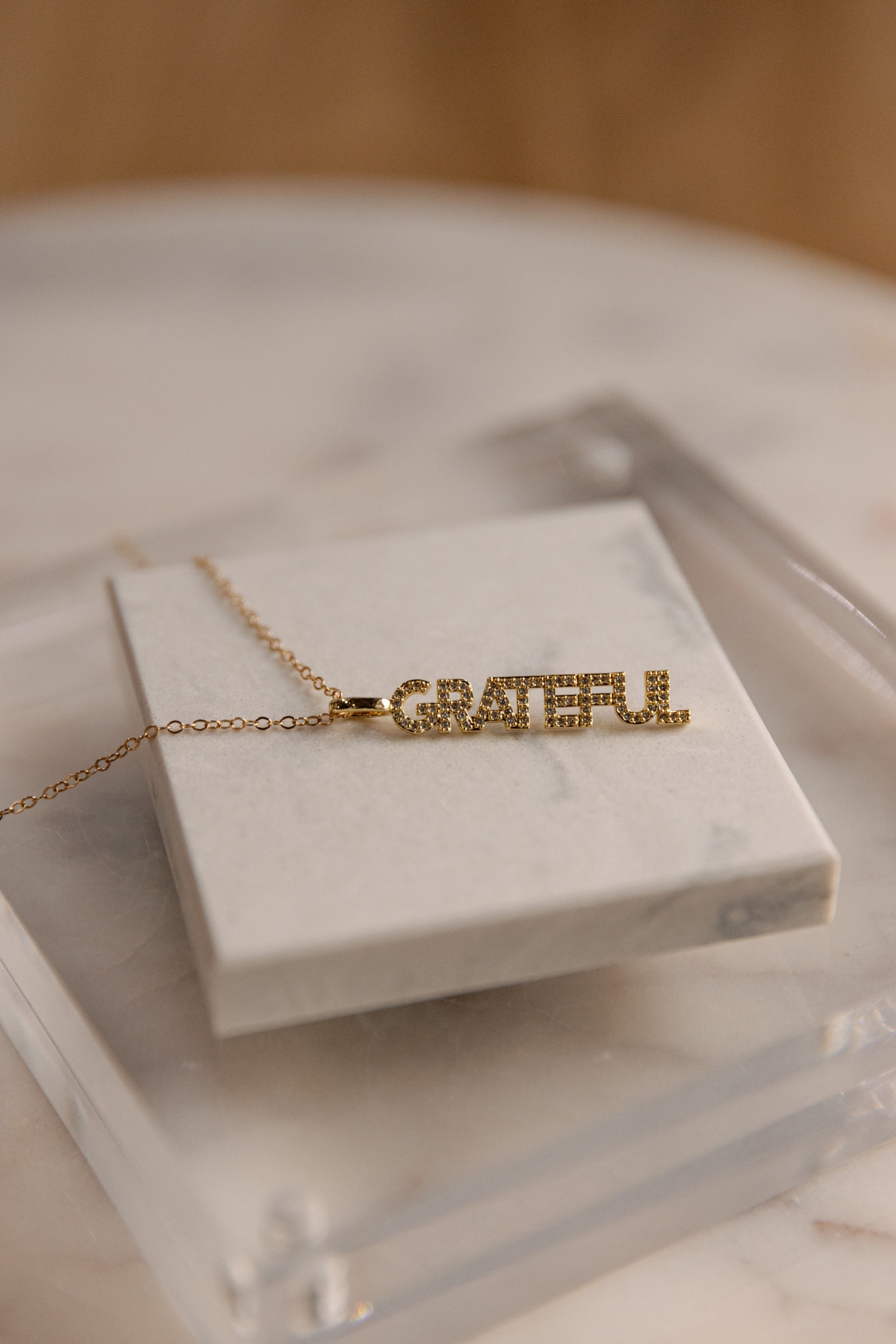 Grateful Charm Necklace