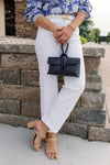 Luca Wristlet Hand Bag, Navy