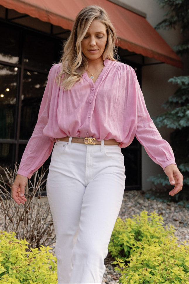 Blossom Cotton Gauze Top