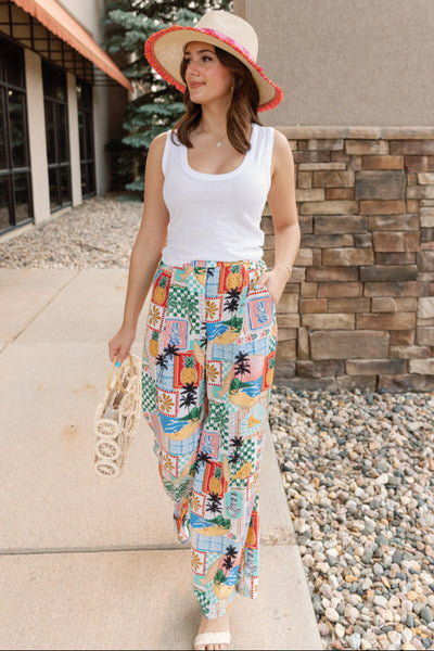 Soleil Printed Pants