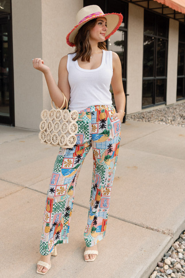 Soleil Printed Pants
