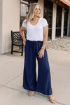 Calhoun Wide Leg Cotton Gauze Pants