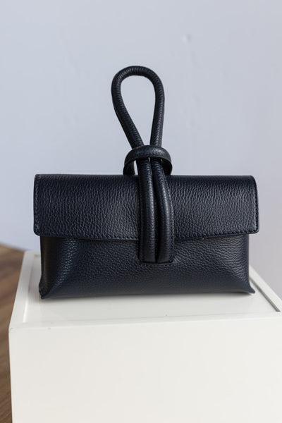 Luca Wristlet Hand Bag, Navy