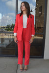 .Cinq A Sept Kerry Pants, Red