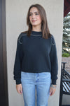 Rag & Bone Studded Vintage Terry Pullover