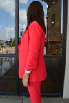 .Cinq A Sept Khloe Blazer, Red