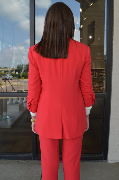 .Cinq A Sept Khloe Blazer, Red