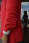 .Cinq A Sept Khloe Blazer, Red