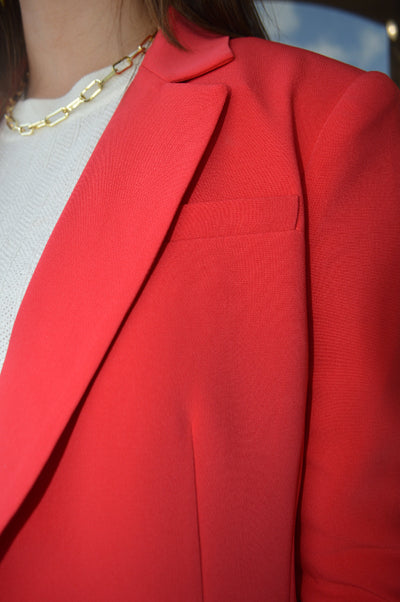 .Cinq A Sept Khloe Blazer, Red