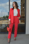 .Cinq A Sept Kerry Pants, Red