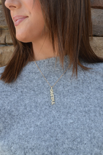 Grateful Charm Necklace