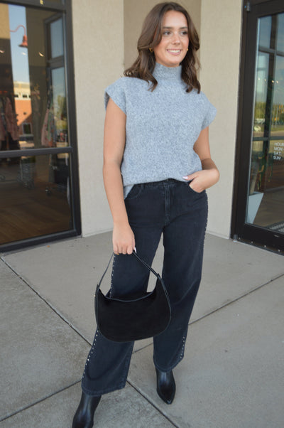 Gabriel Cozy Sleeveless Mock Neck