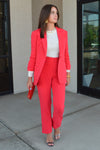 .Cinq A Sept Khloe Blazer, Red