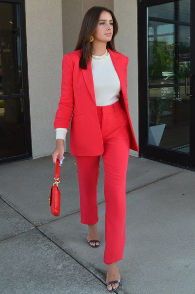 .Cinq A Sept Kerry Pants, Red