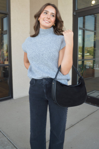 Gabriel Cozy Sleeveless Mock Neck