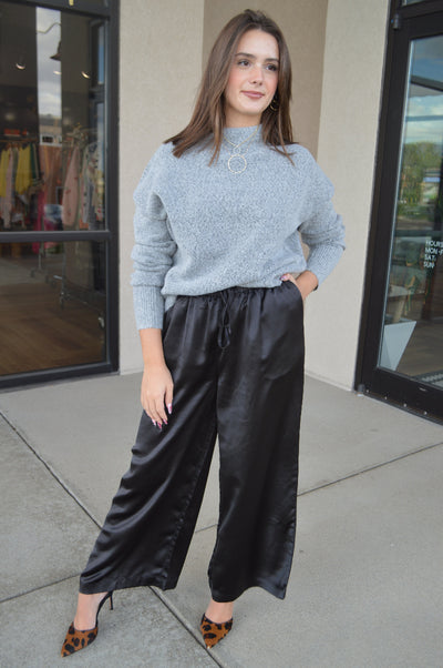 Callie Low Mock Neck Sweater