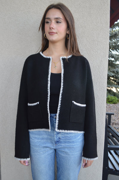 Harlow Whipstitch Cardigan