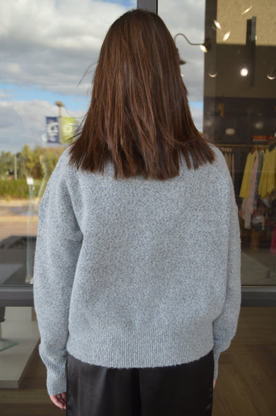 Callie Low Mock Neck Sweater