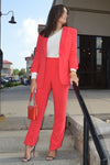 .Cinq A Sept Kerry Pants, Red