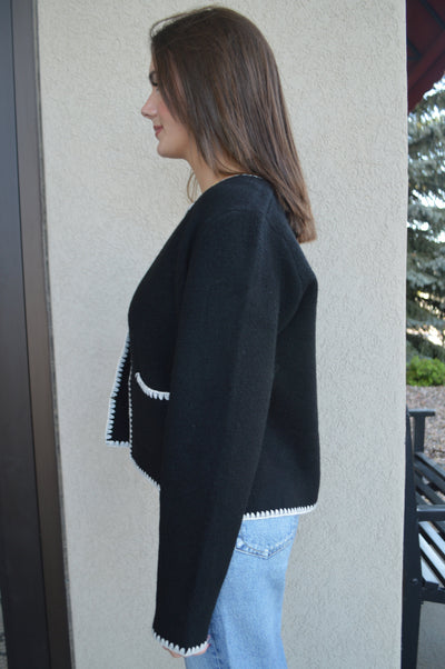Harlow Whipstitch Cardigan