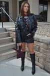 Miley Faux Leather Shorts
