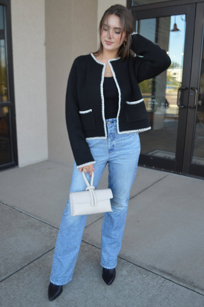 Harlow Whipstitch Cardigan
