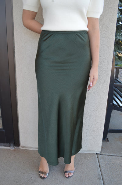 Adalynn Satin Skirt