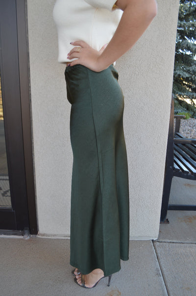 Adalynn Satin Skirt