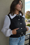 Cinq A Sept Knit Sleeve Ciara Jacket