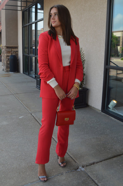 .Cinq A Sept Kerry Pants, Red