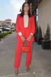 .Cinq A Sept Kerry Pants, Red