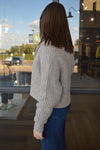 Carrie Shawl Collar Cropped Rib Cardigan