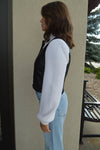 Cinq A Sept Knit Sleeve Ciara Jacket
