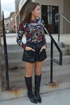 Miley Faux Leather Shorts