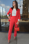 .Cinq A Sept Khloe Blazer, Red