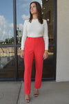 .Cinq A Sept Kerry Pants, Red
